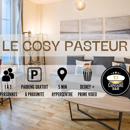 Appartamento Le Cosy Pasteur 5 Min Hypercentre Parking Public Gratuit A Proximite Troyes Esterno foto