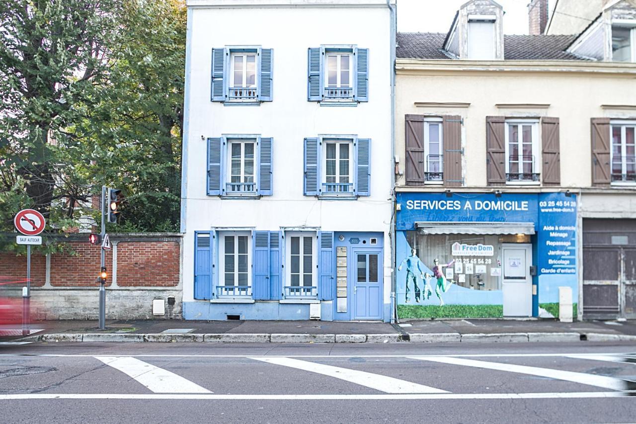 Appartamento Le Cosy Pasteur 5 Min Hypercentre Parking Public Gratuit A Proximite Troyes Esterno foto